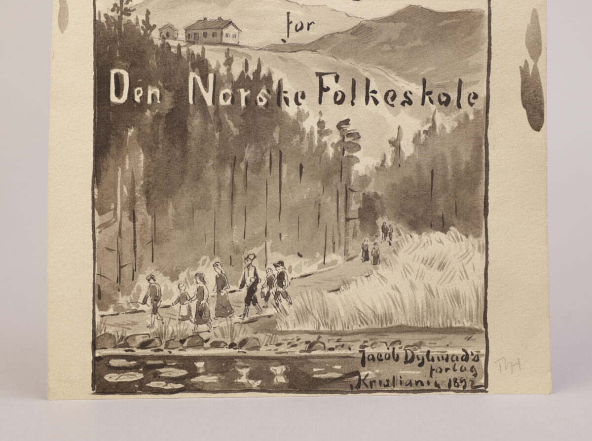 29) HÅNDTEGNET BOKILLUSTRASJON  - Bilde 2
