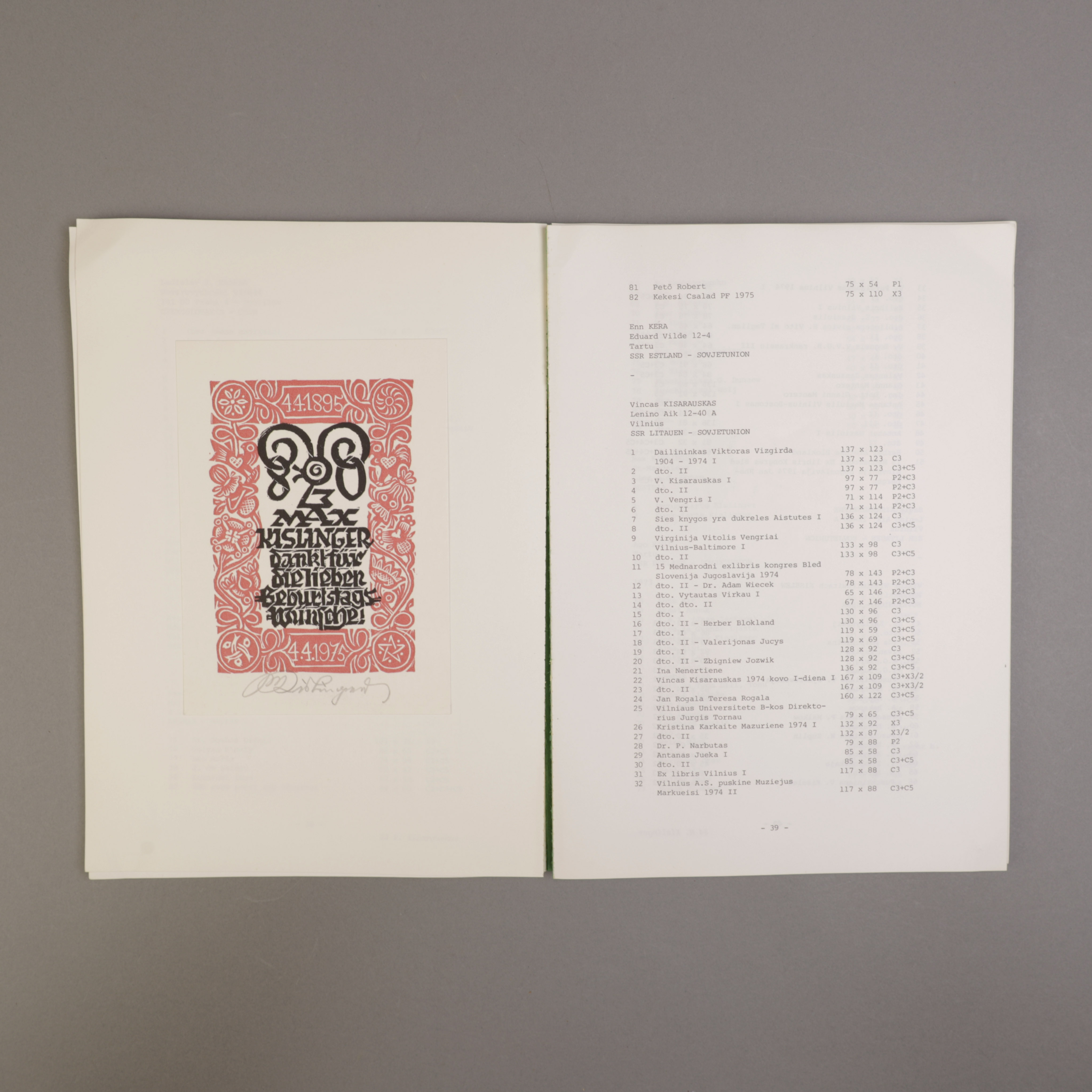 119) EX LIBRIS | 2 - Bilde 5
